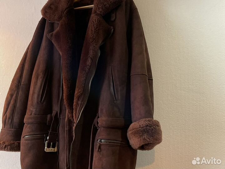 Дубленка натуральная мужская 50 52