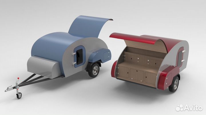 Кемпер. Прицеп-автодом. Чертежи для изготовления