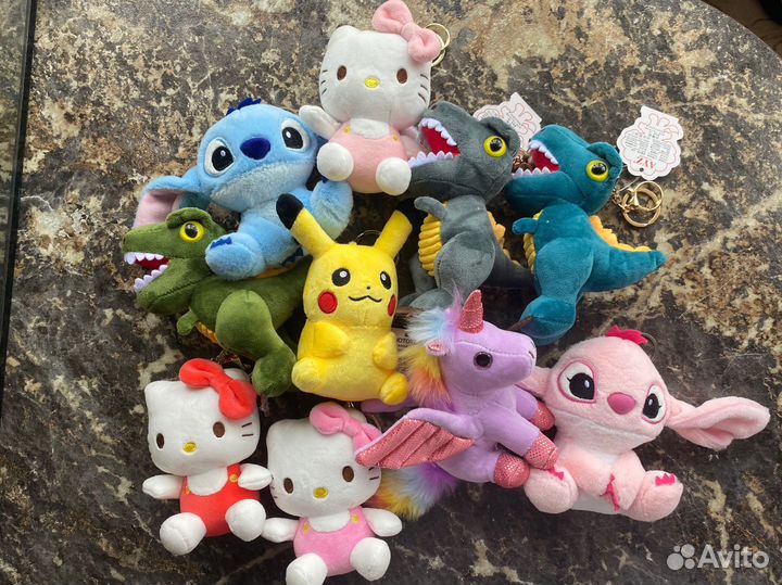 Мягкие игрушки брелки новые