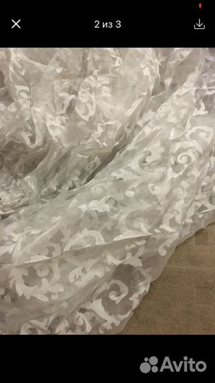 Тюль на дачу 3м на 4м