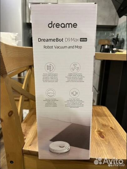 Робот-пылесос Dreame D9 Max Белый, Новый