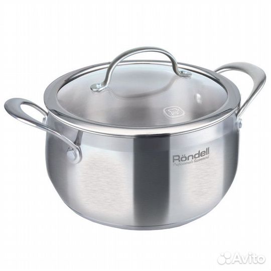 Кастрюля rondell Admiring 2,5л 18см нерж.сталь сте