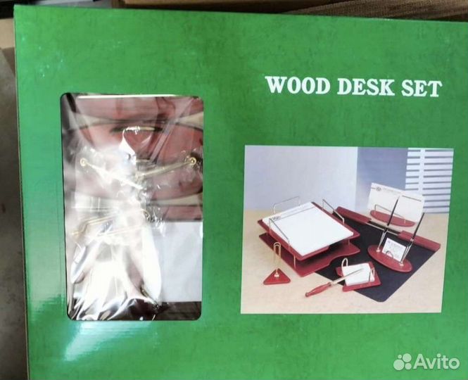 Настольный,деревянный набор для руководителя
