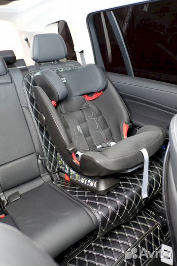 3D коврики из экокожи Land cruiser