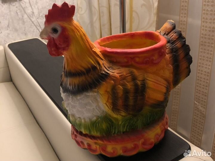 Петушок -кашпо