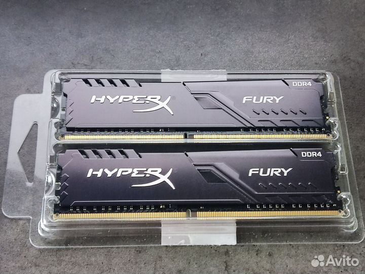 DDR4 16gb 3200MHz HyperX fury (2x8Gb)