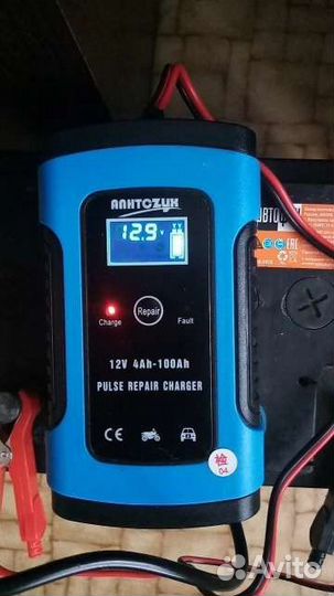 Зарядное устройство для акб,авто-мото12в,6А нов