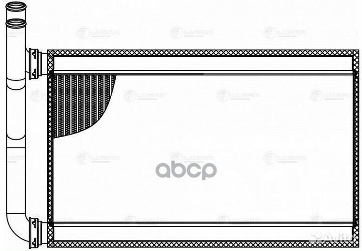 Радиатор отопителя LRH1151 luzar