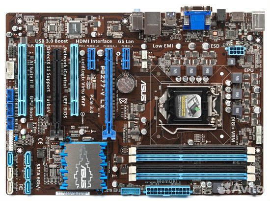 Материнская плата+процессор+ две оперативки DDR3