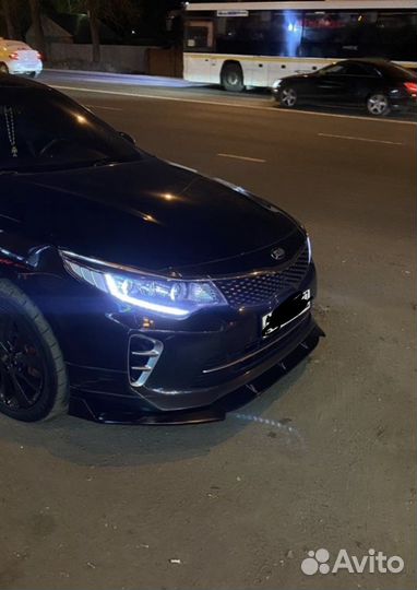 Сплиттер киа оптима 4 губа киа оптима 4