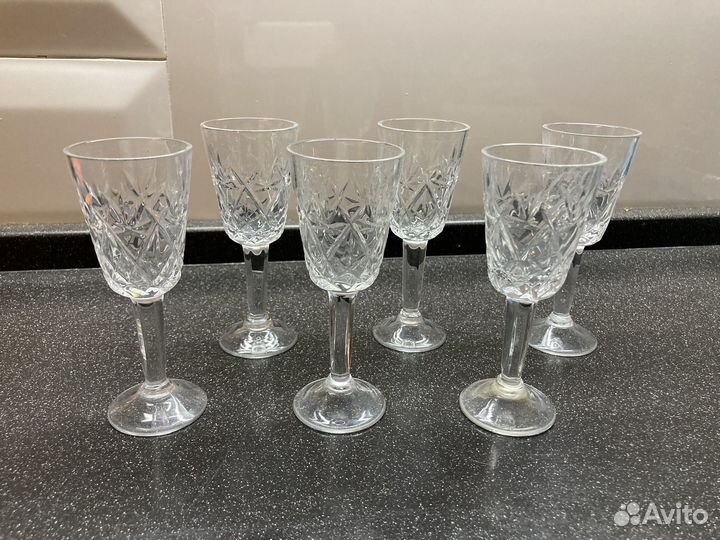 Хрустальные бокалы набор