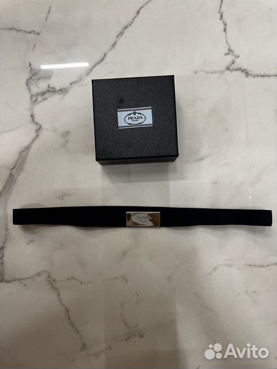 Текстильный пояс prada