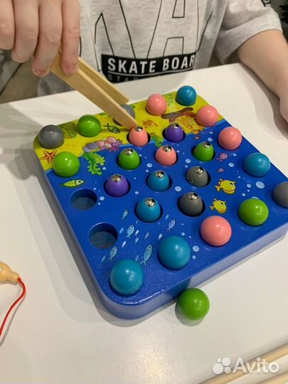 Развивающие игрушки магнитная рыбалка