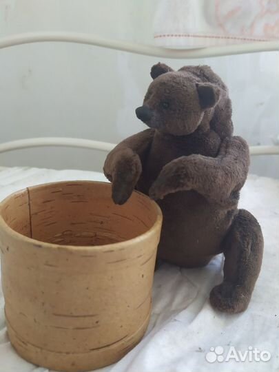 Мишка плюшевый реалистичный игрушка