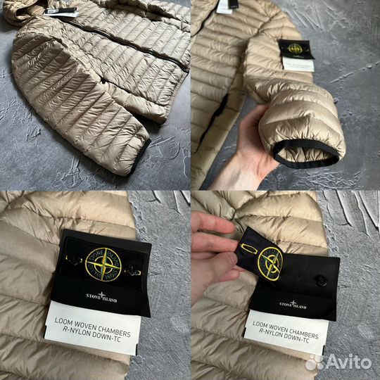 Лёгкий пуховик Stone Island оригинал