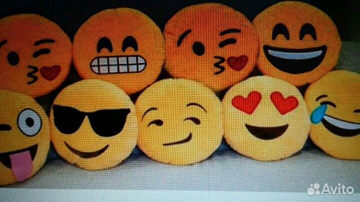 Смайлик подушка