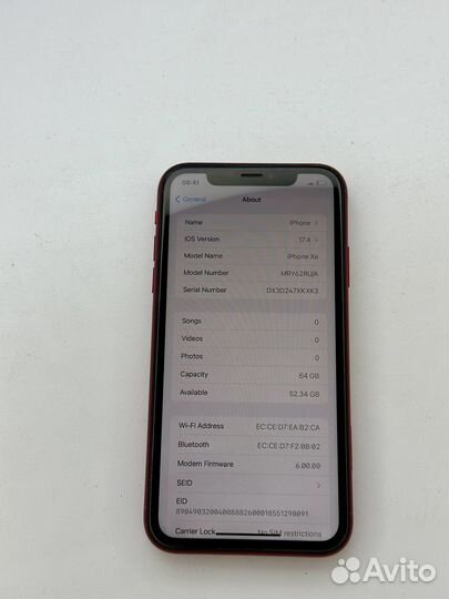 iPhone Xr, 64 ГБ