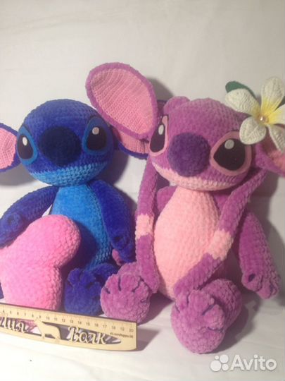 Ангел и Стич ручной работы
