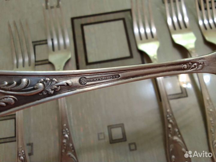 Вилки мельхиор