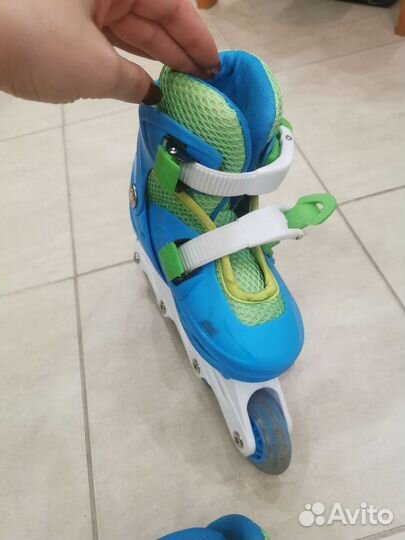 Роликовые коньки детские раздвижные