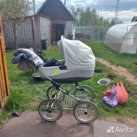 Коляска 2 в 1 эко кожа