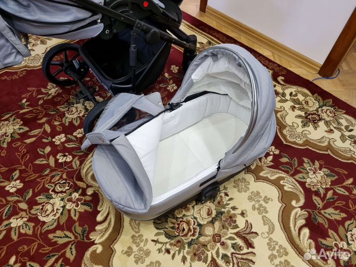 Pituso luna 2 в 1 серая с металликом