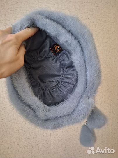 Шапка норковая женская