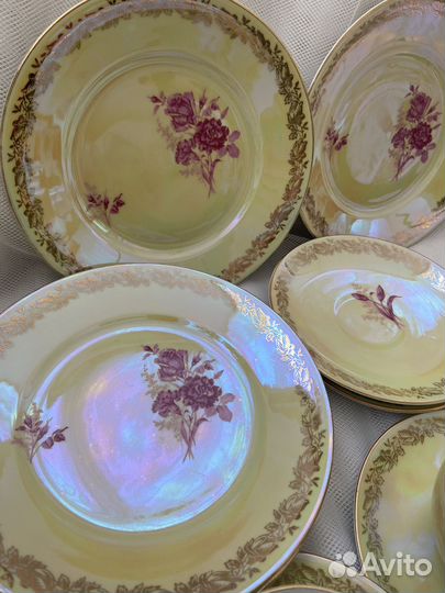 Сервиз чайный роза гдр