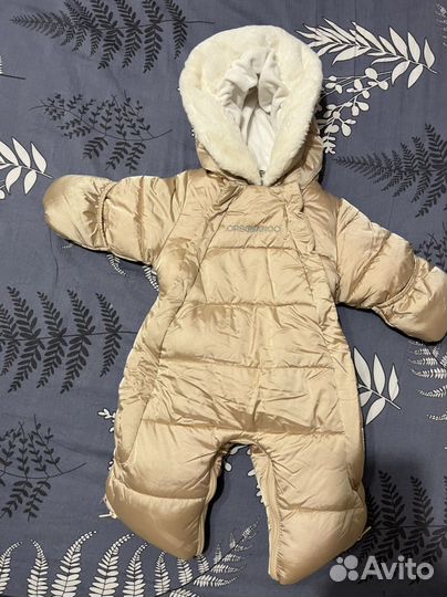 Комбинезон трансформер зимний 68 для новорожденных