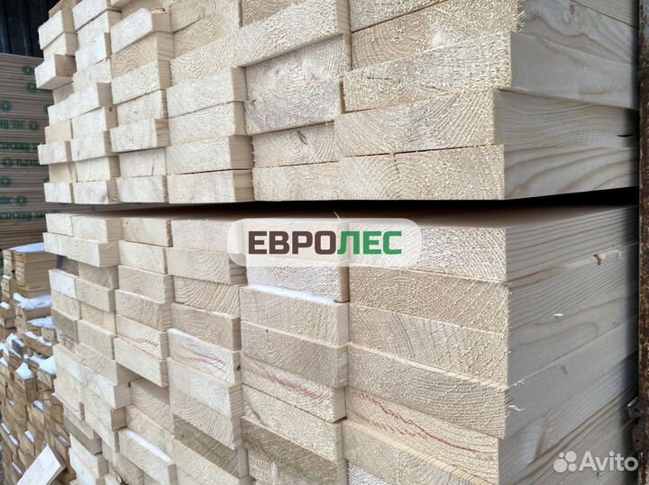 Доска сухая строганная