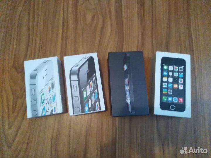 Коробки iPhone 4s,4s,5,5s