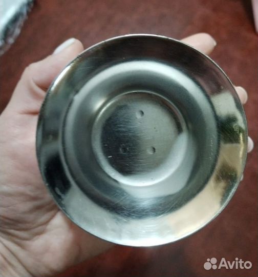 Мельхиоровая креманка мороженица СССР