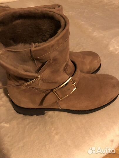 Сапоги на натуральном меху