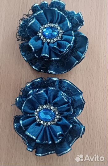 Бантики для волос школьные