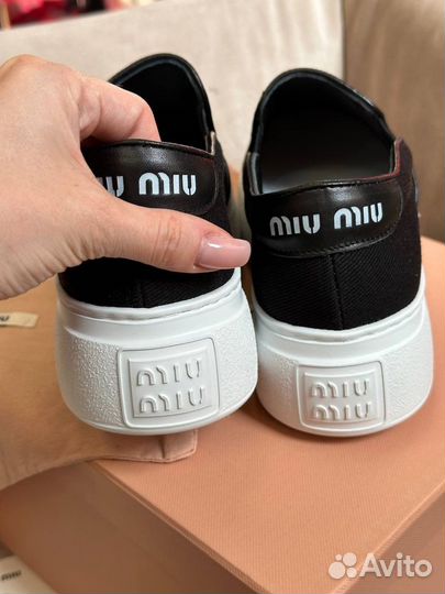 Лоферы miu miu