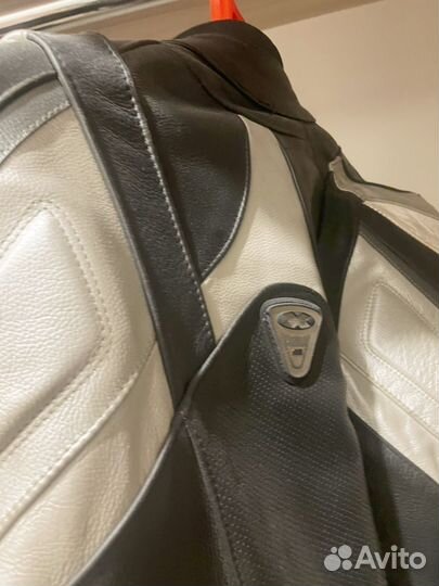 Мотокуртка IXS кожаная мужская 50 размер I