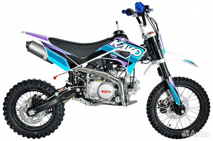 Мотоцикл kayo mini YX125EM pitbike Витрина