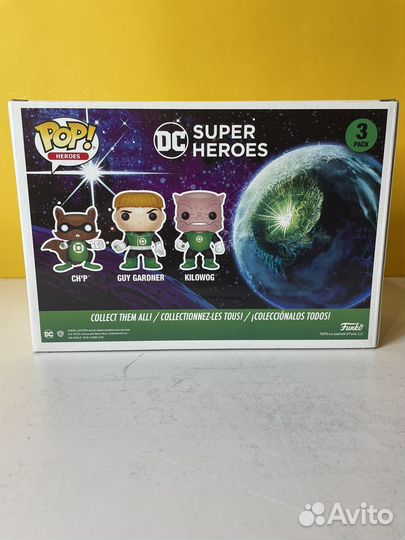 Фигурка Funko Pop - Ch'p, Guy Gardner & Kilowog