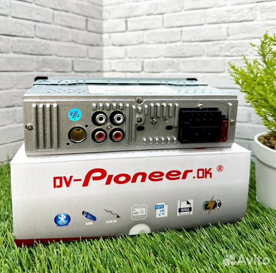 Магнитола 1 din с bluetooth pioneer арт907