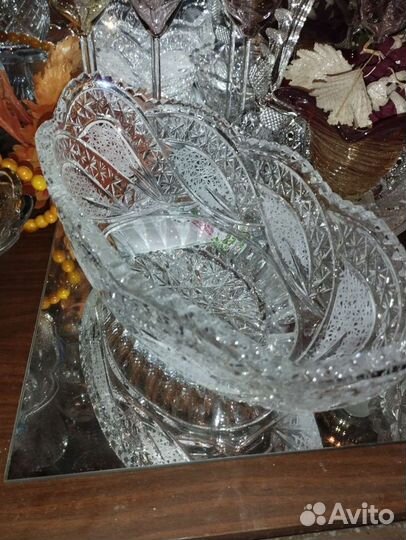 Салатник хрустальный