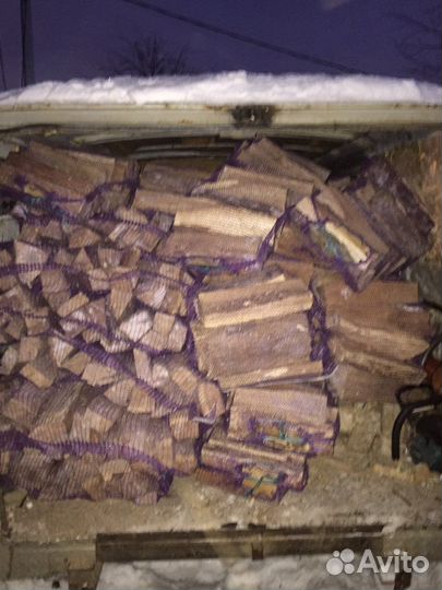 Дрова дуб,берёза в сетках,мешках