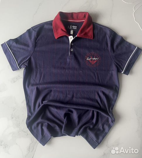 Поло armani jeans