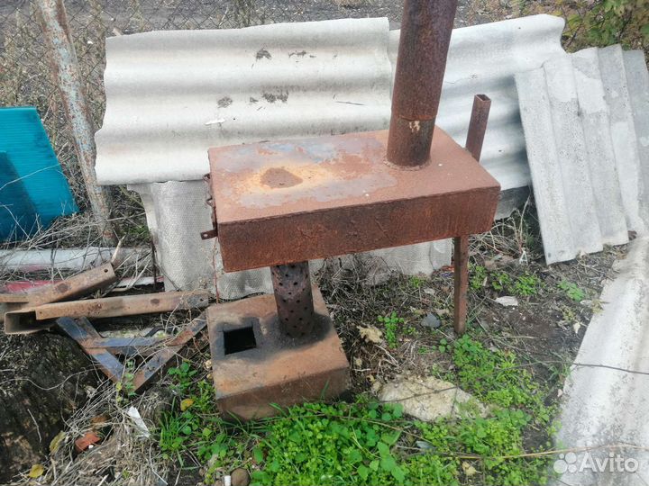 Буржуйка на отработке