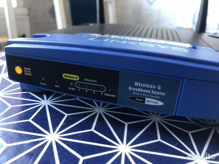 Wi-Fi маршрутизатор роутер Linksys wrt54gl