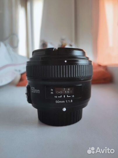 Объектив yongnuo 50mm 1.8 for nikon
