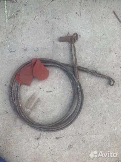 Трос буксировочный металлический