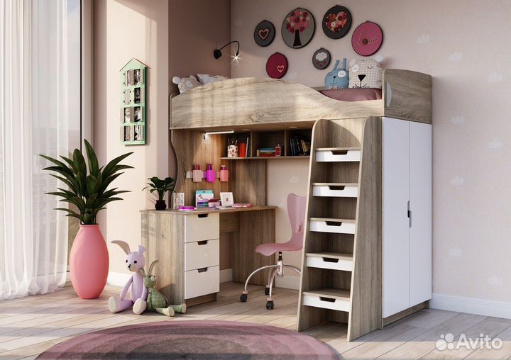 Детская Кровать-чердак сэнди