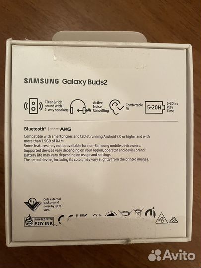Коробка от наушников samsung buds 2