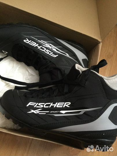 Ботинки Fischer XC Sport black 43 для беговых лыж