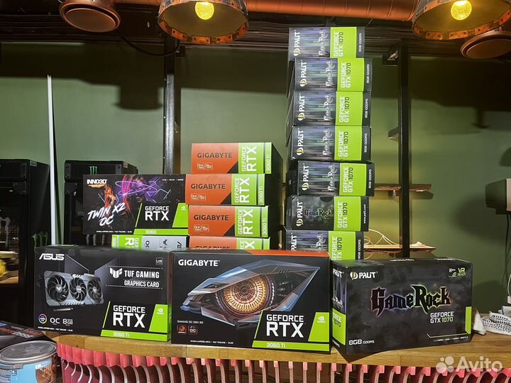 Коробка от видеокарты 1070, 3060 Ti